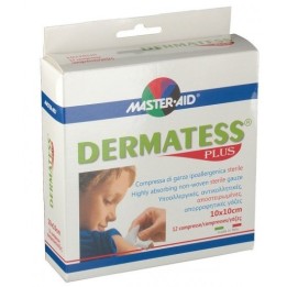 Dermatess Plus Garza 10x10cm 12 Pezzi