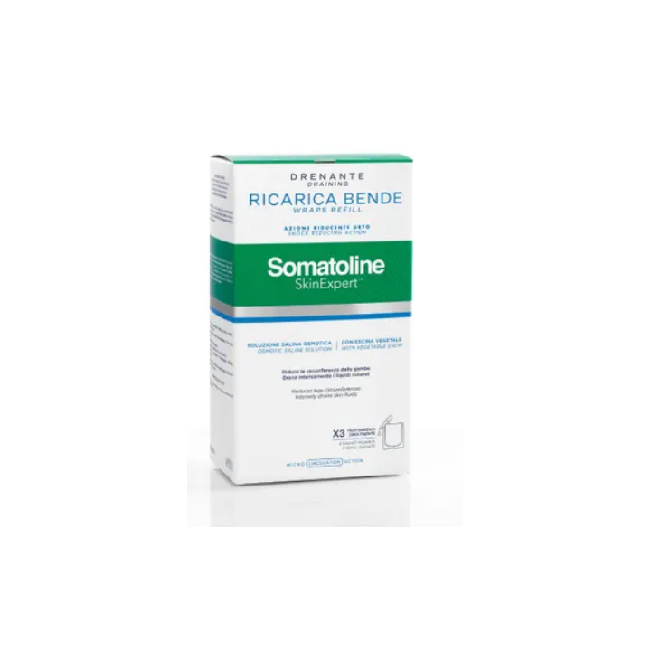 Somatoline Skin Expert Bende Snellenti Drenanti Starter Kit Ricarica