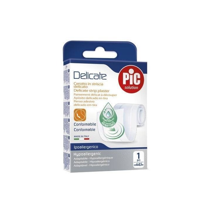 Pic Delicate Cerotto Striscia Antibatterica 6x50cm 1 pezzo
