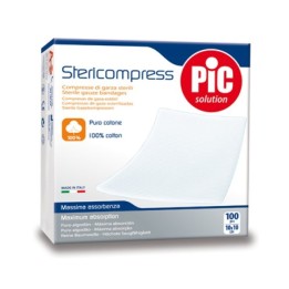 Pic Stericompress Compresse di Garza Sterili 10x10cm 100 pezzi