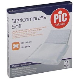 Pic Stericompress Soft Garza 7,5X7,5cm 12 Pezzi