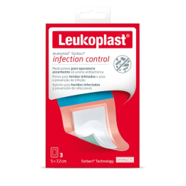 Leukomed Sorbact 3 Cerotti 5x7,2cm