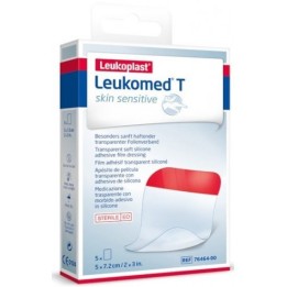 Leukomed T Plus Medicazione Post Operatoria Trasparente Impermeabile 5x7,2cm 5 Pezzi