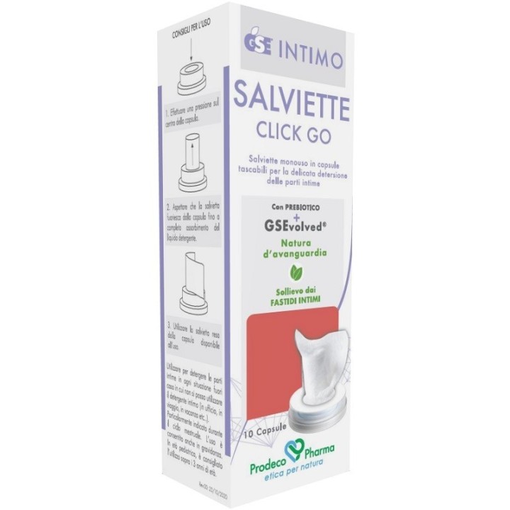 GSE Intimo Salviette Click Go 10 pezzi