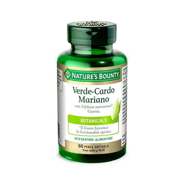 Nature's Bounty Verde - Cardo Mariano 60 perle