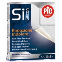 Pic Cerotto Post Operatorio Silicone 10x8cm 5 Pezzi
