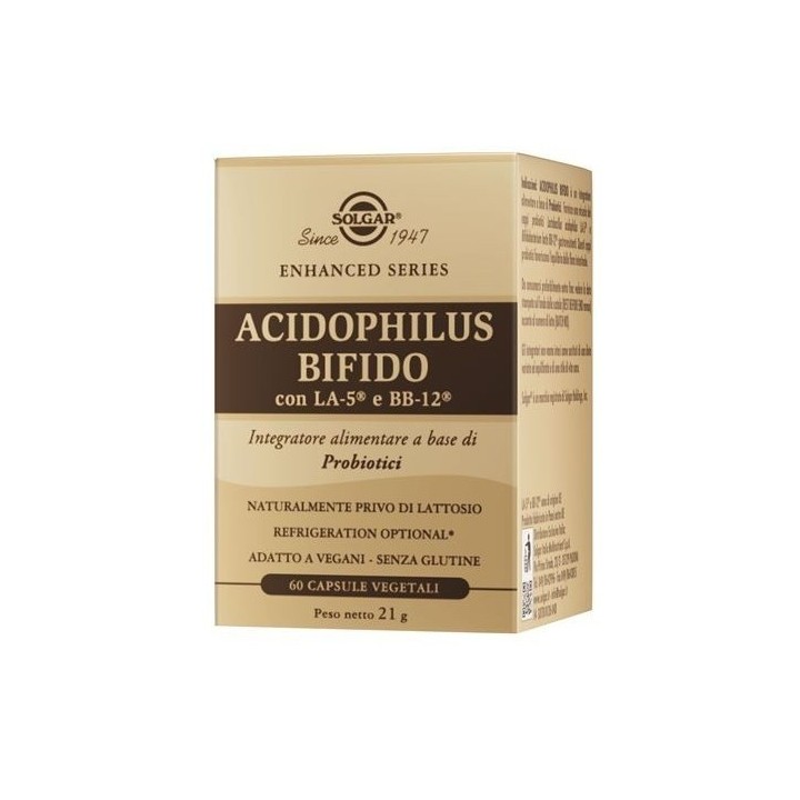 Solgar Acidophilus Bifido 60 capsule vegetali