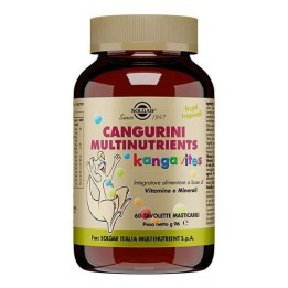 Solgar Cangurini Multinutrients Frutti Tropicali 60 tavolette masticabili