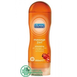 Durex Love Sex Massage 2 in 1 con Guaranà 200 ml