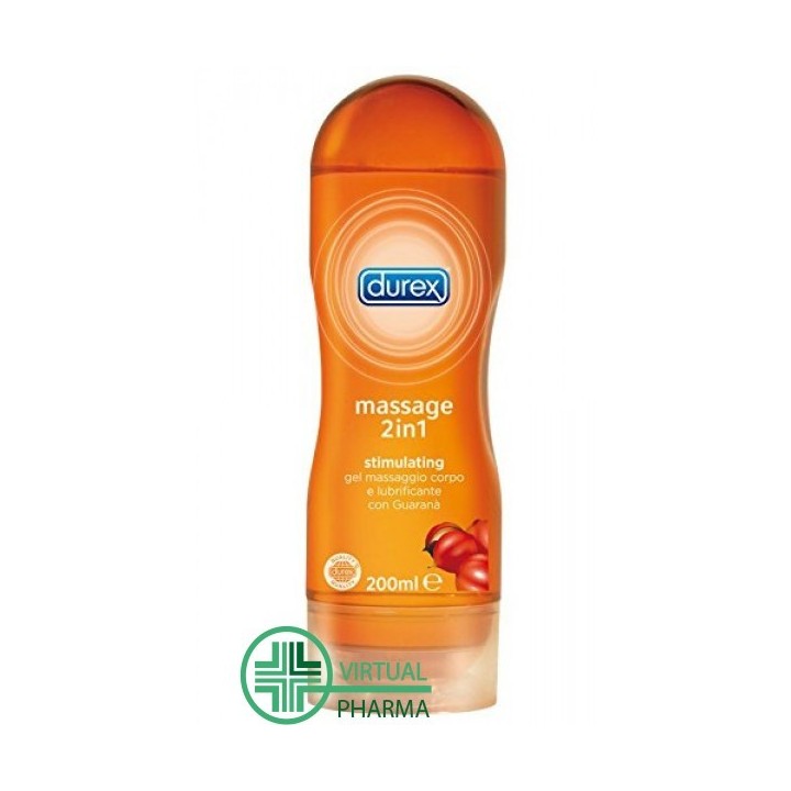 Durex Love Sex Massage 2 in 1 con Guaranà 200 ml