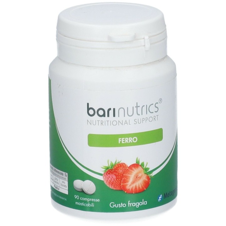 Metagenics Barinutrics Ferro Fragola 90 compresse masticabili