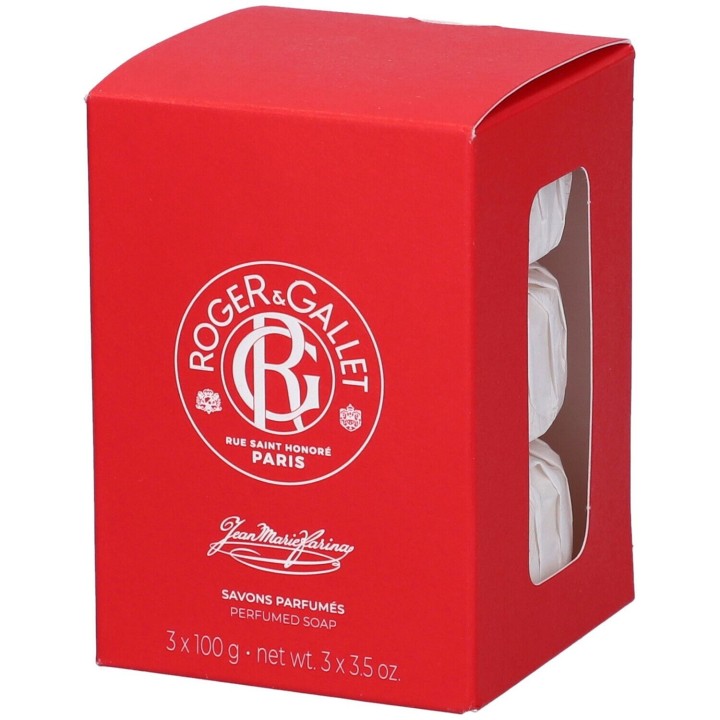 Roger & Gallet Jean Marie Farina Set Saponette Profumate 3x100 g