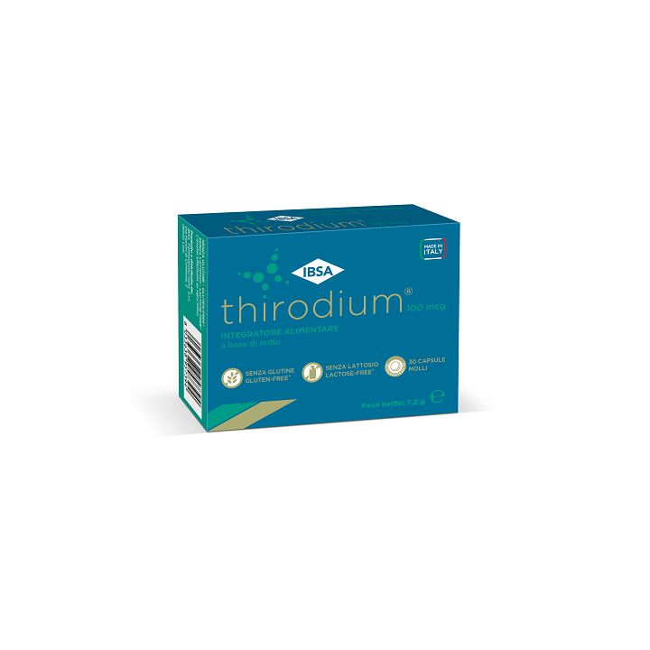 Thirodium 100 mcg Integratore di Iodio 30 Capsule