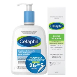 Cetaphil Emulsione Detergente 470ml + Crema Idratante 100ml
