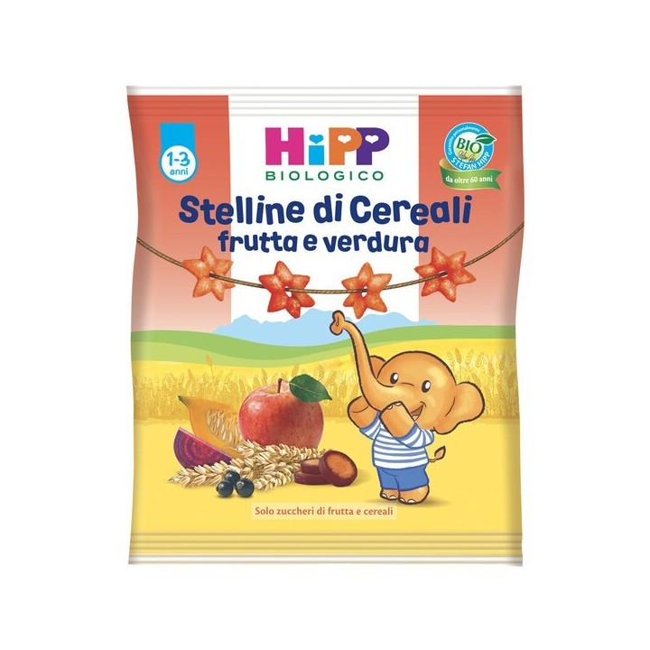Hipp Bio Stelline di Cereali - Frutta e Verdura