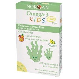 Norsan Omega 3 Kids Alga 45 Caramelle Gommose