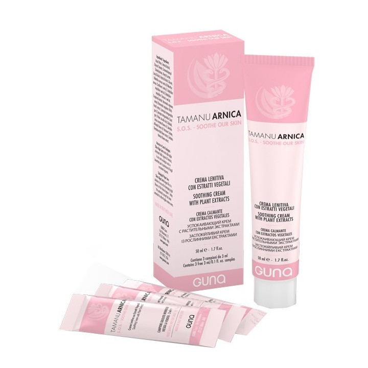 Guna Tamanu Arnica SOS Crema 50 ml + 3 monodose stickpack