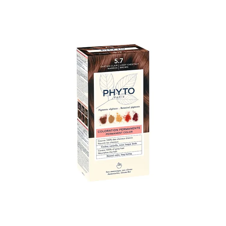 Phyto Phytocolor Kit Colorazione 5.7 Castano Chiaro Tabacco