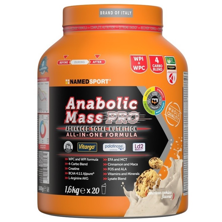 NAMEDSPORT® Anabolic Mass PRO 1,6 Kg