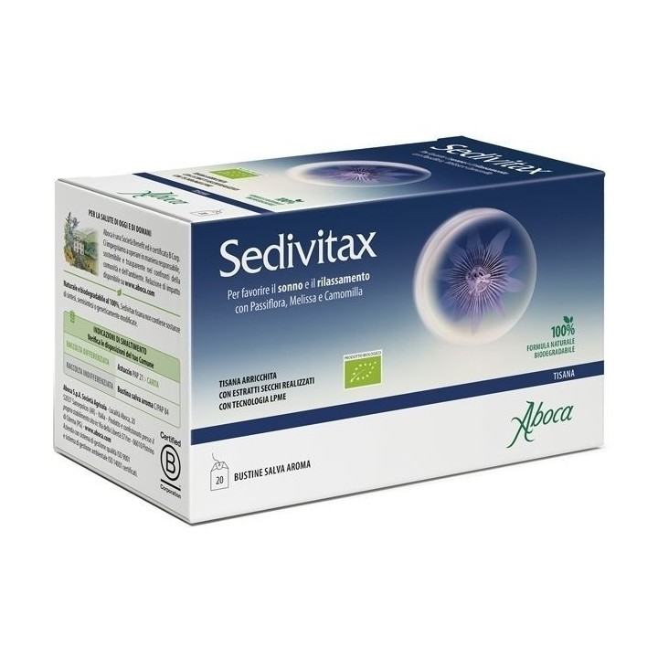 Aboca Sedivitax Bio Tisana 20 filtri