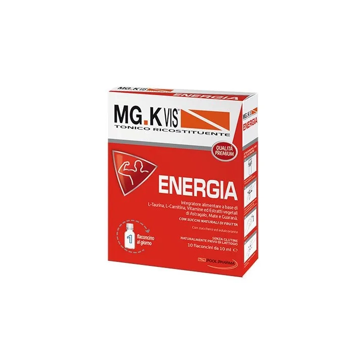 Mgk Vis Tonico Ricostituente Energia 10 Flaconcini Da 10ml