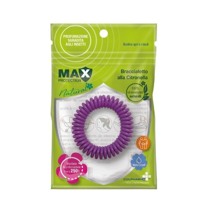 Max Protection Braccialetto Alla Citronella Spirale