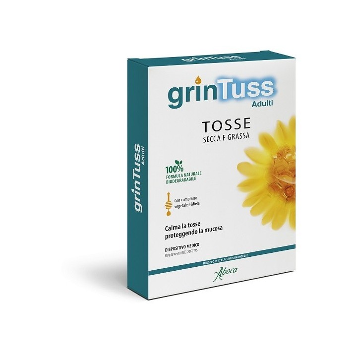 Aboca Grintuss Adulti Sciroppo 12 flaconcini