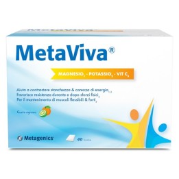 Metagenics Metaviva Magnesio Potassio Vitamina C 40 bustine
