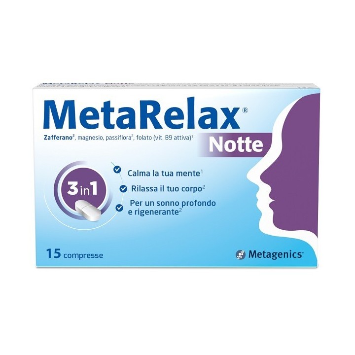 Metagenics Metarelax Notte 15 compresse