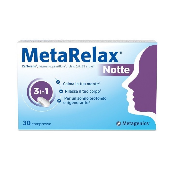 Metagenics Metarelax Notte 30 compresse