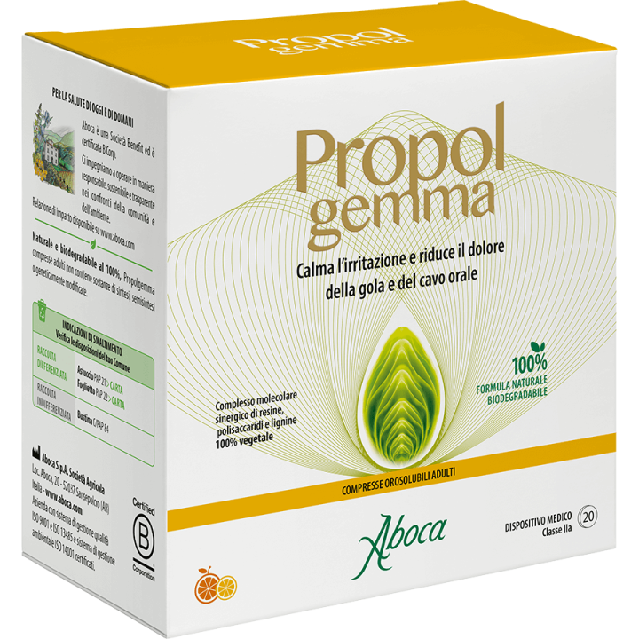 Aboca Propolgemma 20 Compresse Orosolubili