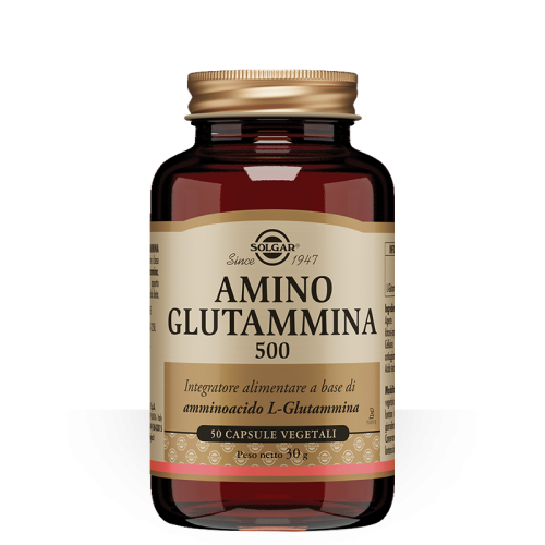 Solgar Amino Glutammina 500 50 capsule vegetali