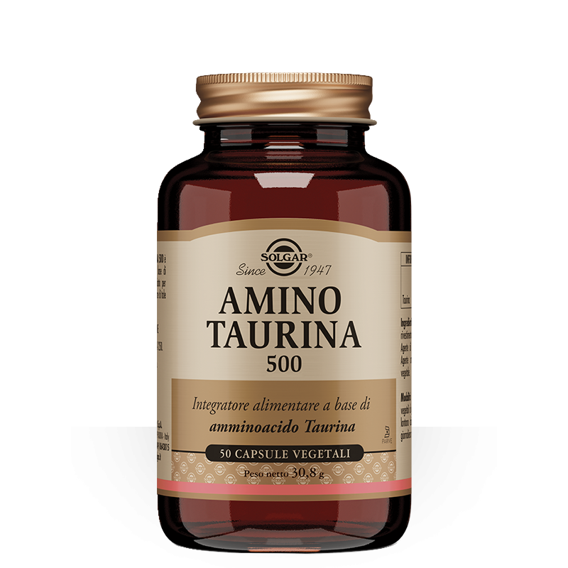 Solgar Amino Taurina 500 50 capsule vegetali
