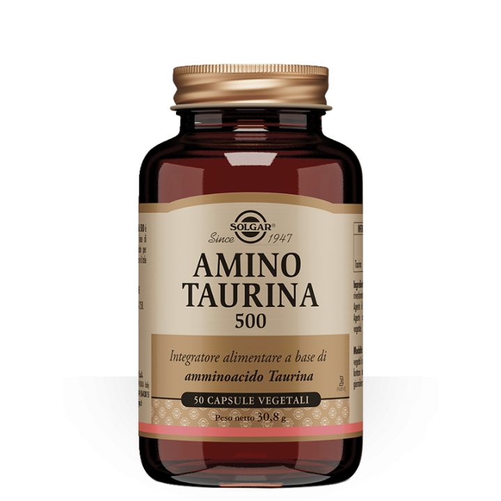 Solgar Amino Taurina 500 50 capsule vegetali