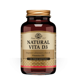 Solgar Natural Vita D3 100 perle softgels