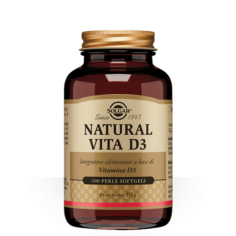 Solgar Natural Vita D3 100 perle softgels