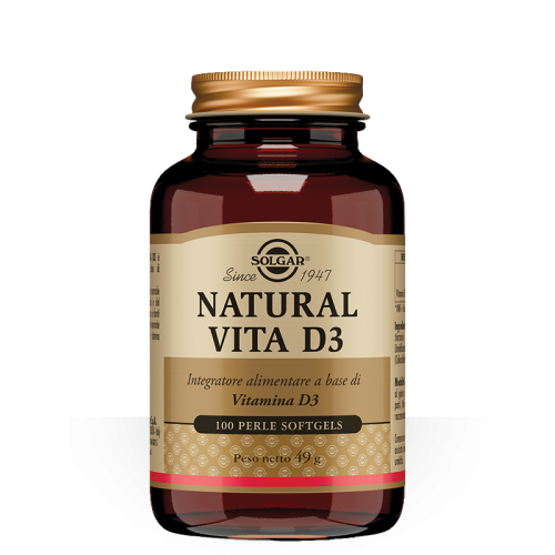 Solgar Natural Vita D3 100 perle softgels