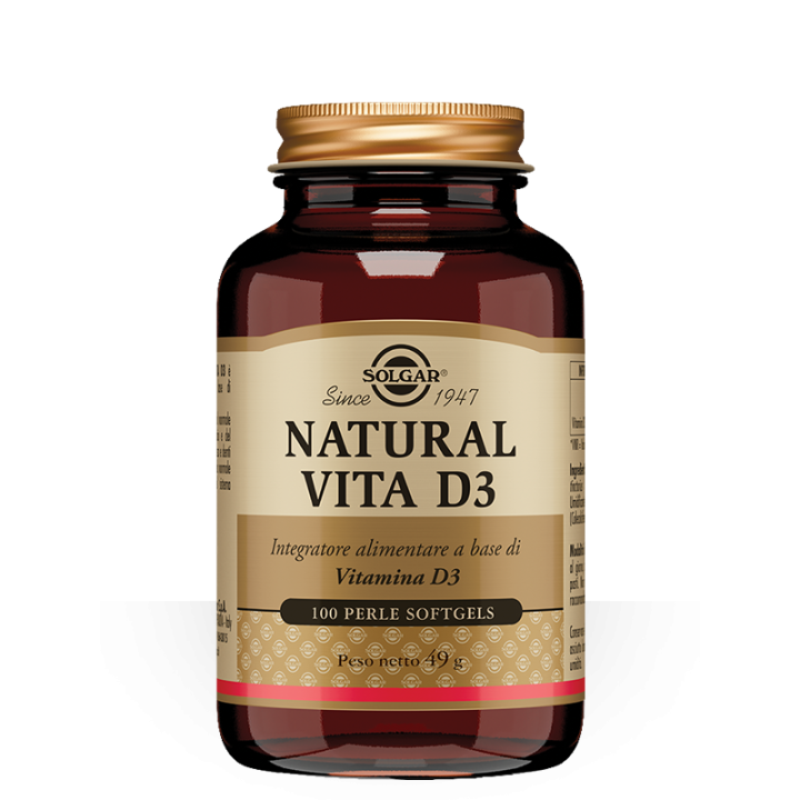 Solgar Natural Vita D3 100 perle softgels