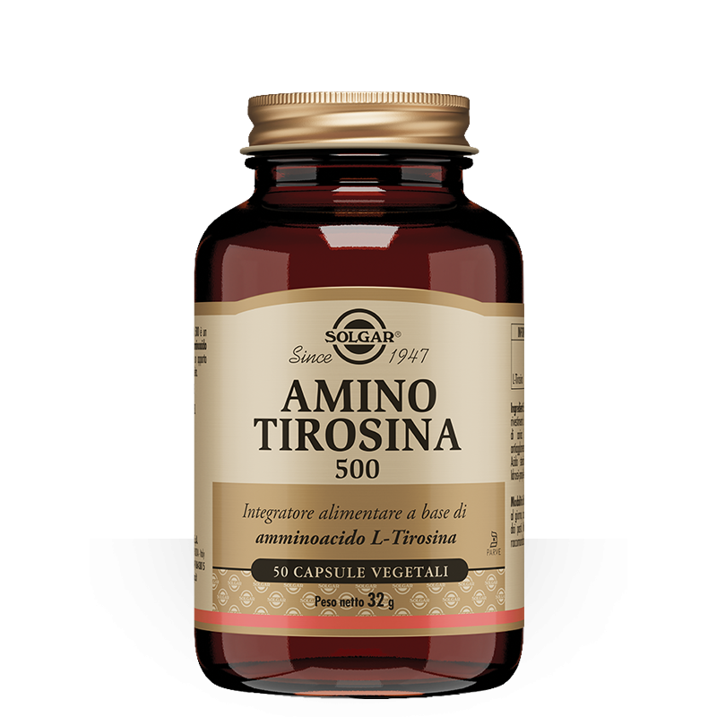 Solgar Amino Tirosina 500 50 capsule vegetali