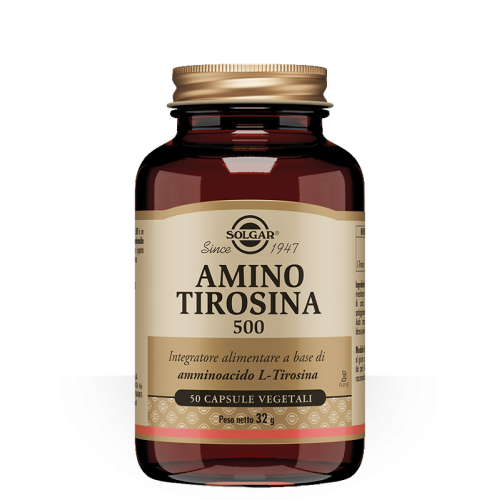 Solgar Amino Tirosina 500 50 capsule vegetali