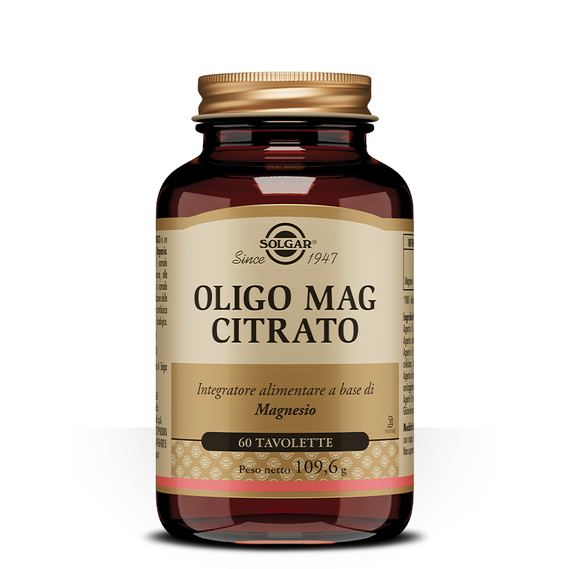 Solgar Oligo Mag Citrato 60 tavolette