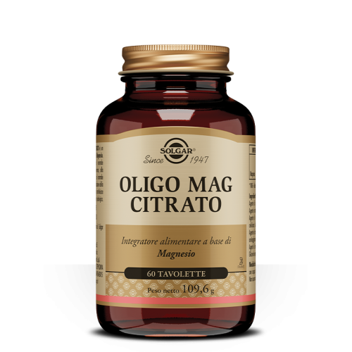 Solgar Oligo Mag Citrato 60 tavolette