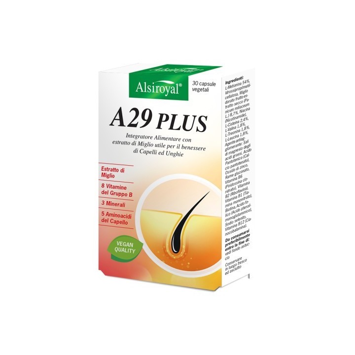 Alsiroyal A29 Plus 30 capsule vegetali