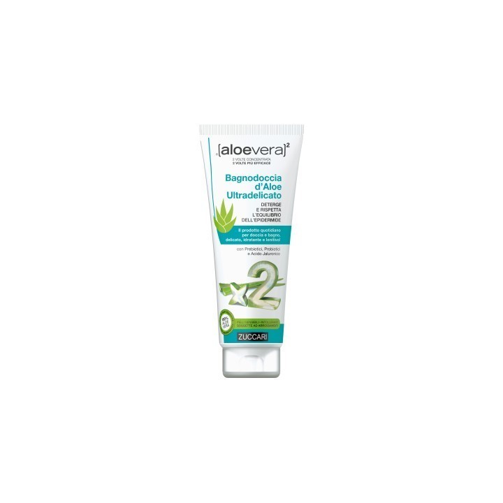 Zuccari Aloevera2 Bagnodoccia d'Aloe Ultradelicato 250 ml