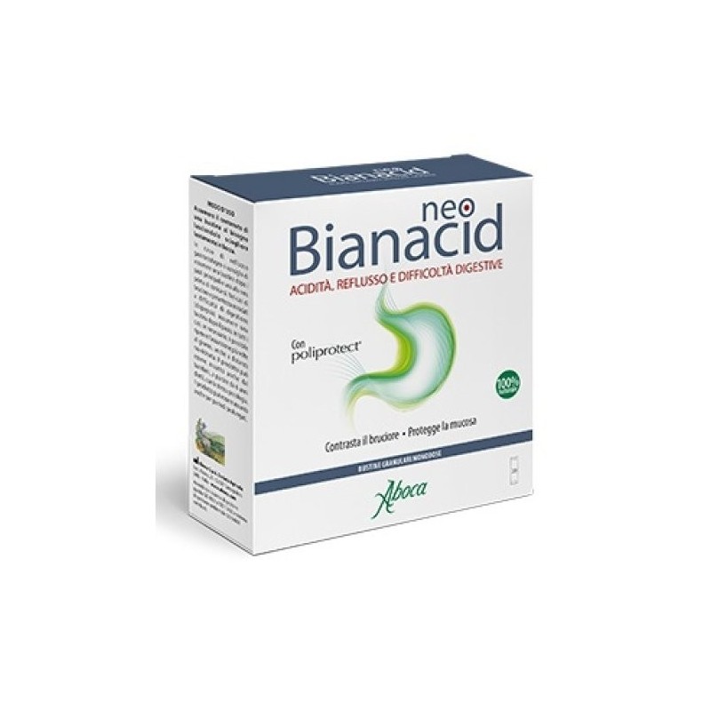 Aboca Neo Bianacid Acidità Reflusso 20 Buste Monodose