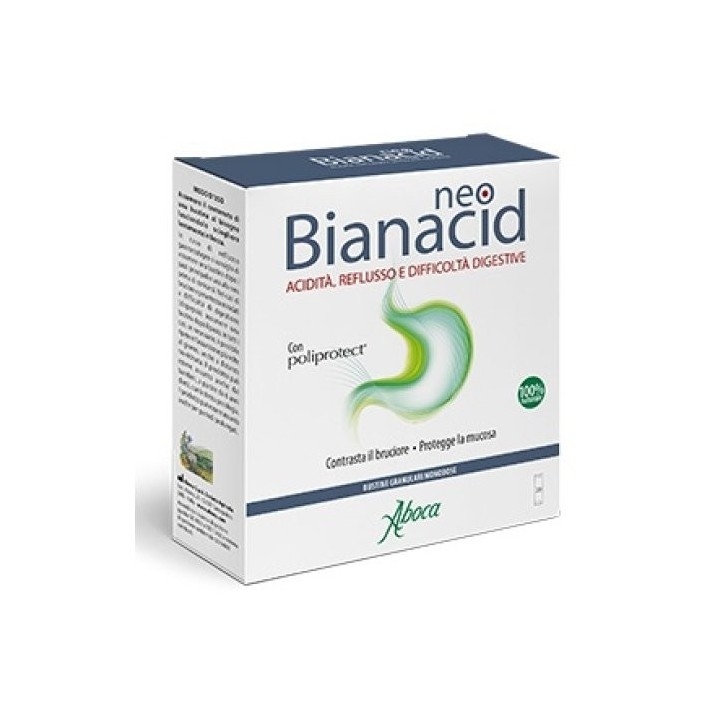 Aboca Neo Bianacid Acidità Reflusso 20 Buste Monodose