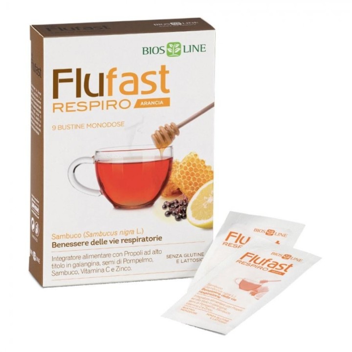 Bios Line Apix Flufast Arancia 9 bustine solubili monodose