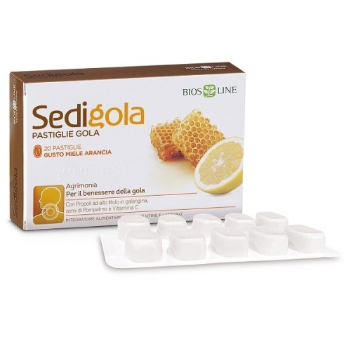 Bios Line Apix Sedigola Activ Miele Arancia 20 pastiglie
