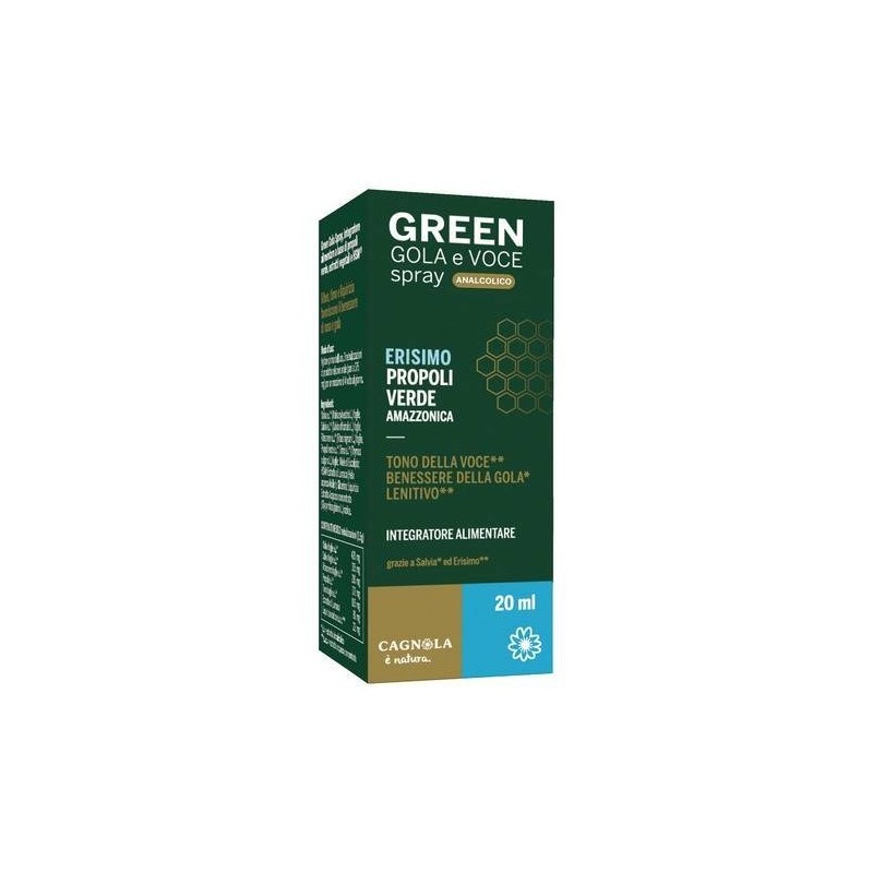 Dott. Cagnola Green Gola&Voce Senza Alcol Spray 20ml