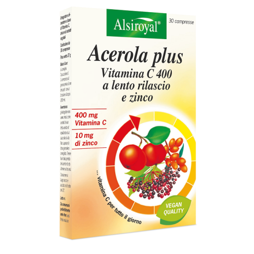 Alsiroyal Acerola Plus Vitamina C 400 30 Compresse